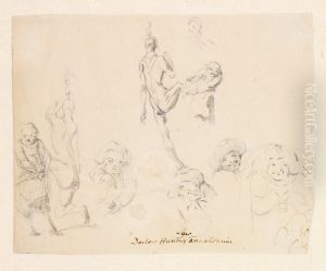 "Doctor Hunter leser annatomien" by Elias Martin