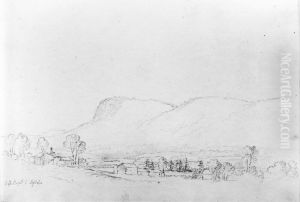 Vasaberget i Alvdalen. Skissbok by Carl Johan Fahlcrantz