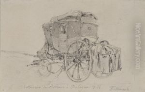 Diligensen mellan Florens och Bologna by Carl Johan Billmark