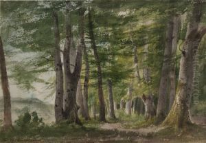 Forest of Fontainebleau by Carl Johan Billmark