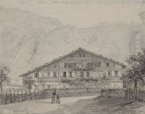 Maison Rouf a Meyeringen, Stein, ou j'ai loge dix jours by Carl Johan Billmark