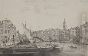 Venise, Ponte Rialto by Carl Johan Billmark