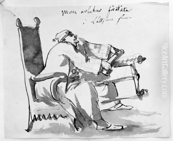 Man arbetar for att ata. Skissbok "Ett litet moraliskt verk", 16 blad - view 1