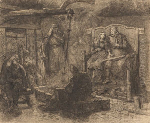 Alf and Yngve. From The Ynglinga Saga - view 1