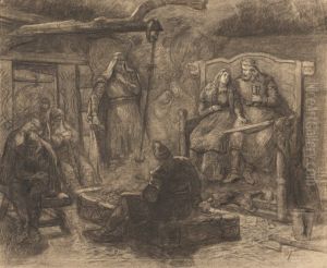 Alf and Yngve. From The Ynglinga Saga by Ernst Josephson