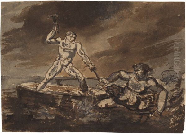 Thor's Fight with the Giants - view 1