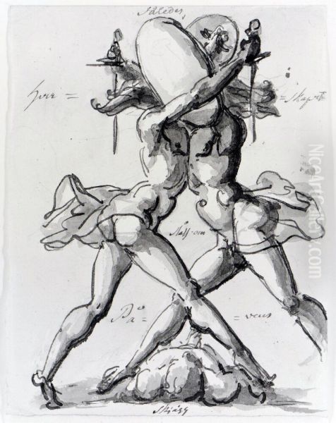 Saledes herrskapet, slass om pavens skagg - view 1