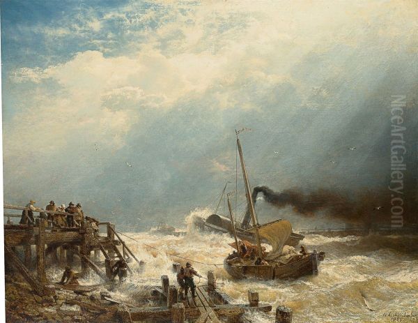 Hafen von Ostende. 1858 - view 1