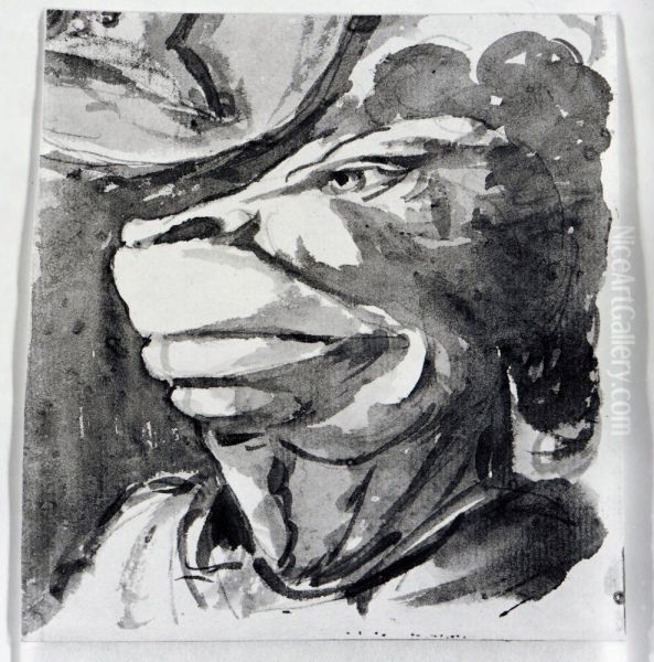Groteskt ansikte - view 1