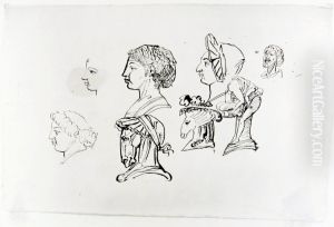 Profiler av manniskor och hastar by Carl August Ehrensvard