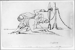 Dramatisk scen by Carl August Ehrensvard