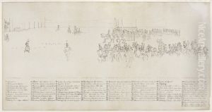 Nyckel till portrattfigurerna pa "Aftackningen af Carl XIV Johans ryttarstod 1854" Nyckel till portrattfigurerna pa "Aftackningen af Carl XIV Johans ryttarstod 1854"
