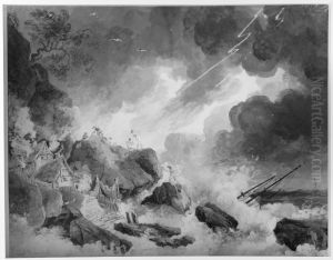 Skissbok, 75 blad. Karikatyrer som skall illustrera de gamla romarnas historia by Karl Georg Arsenius