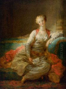 Sultana on an Ottoman by Jean-Honore Fragonard