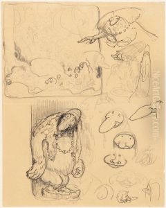 Study of a Troll by John Bauer