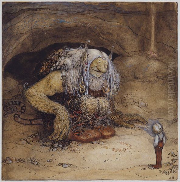 "Ho, What a Pipsqueak! Said the Troll", Bland tomtar och troll, 1912 - view 1