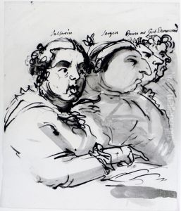 Dalstrom, Sergel, Bonde och greve Ehrensvard by Carl August Ehrensvard