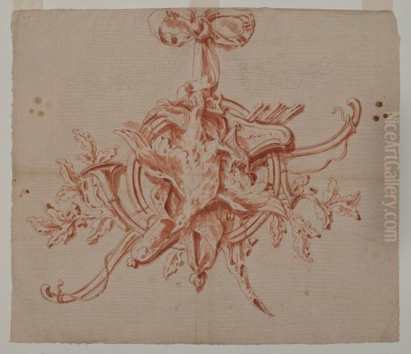 Project for a dinning room at the Royal Palace, Stockholm - view 1