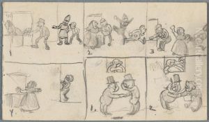 Skamtserie, bl a fruktsnattare by Ivar Arosenius