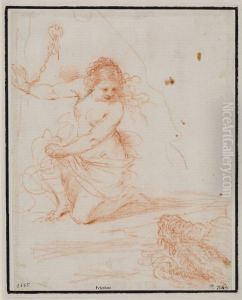 Andromeda Threatened by a Sea Monster by Giovanni Francesco Barbieri