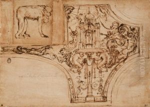Study for Decoration of Ceiling, "Singerie"