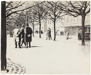I Kungstradgarden by Oskar Andersson