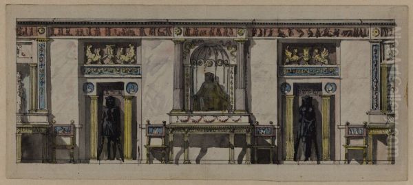 Salon in Egyptian Revival Style - view 1