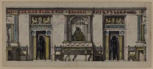 Salon in Egyptian Revival Style by Louis Jean Desprez