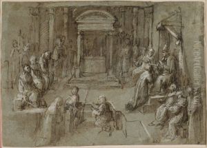 Pope Clement VII Medici Crowning the Emperor Charles V King of Italy on 24th October 1529 by Biagio Pupini