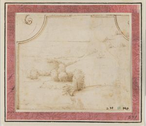 River Valley Surrounded by Mountains by Fra Bartolomeo