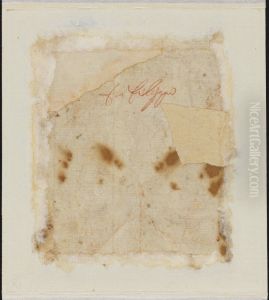 Head of a young woman. Top right, fragment of a second face