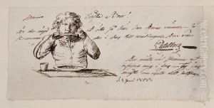 Man som gnager pa ett ben. Middagsinvitation den 3 juni 1808 Man som gnager pa ett ben. Middagsinvitation den 3 juni 1808