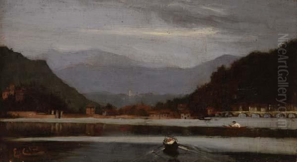 Lago Con Barche - view 1