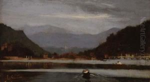 Lago Con Barche Lago Con Barche