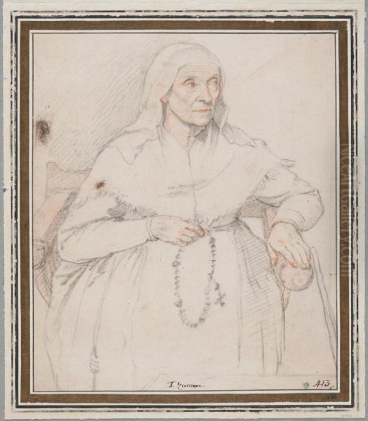 Portrait of an Old Woman - view 1