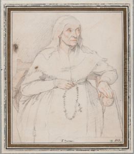 Portrait of an Old Woman by Federico Zuccari