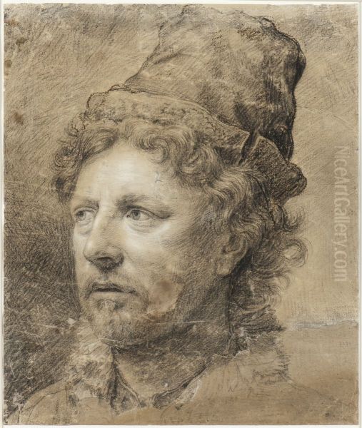 Portratt av konstnaren Anthonie Waterloo - view 1