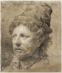 Portratt av konstnaren Anthonie Waterloo Portratt av konstnaren Anthonie Waterloo