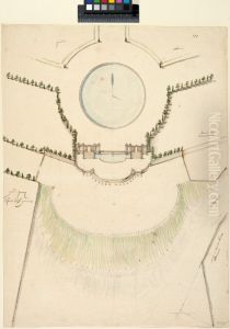 Design for an Entrance Gate between the Grand Parterre and Avenue des Loges at Saint-Germain-en-Laye by Andre Le Notre