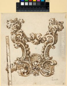 Rear Frame of Couch, with One Wheel Left Out by Ciro Ferri