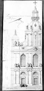 elevation of the frontfacade