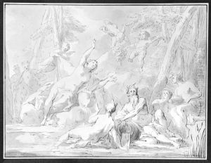 The toilet of Venus by Pierre-Jacques Cazes