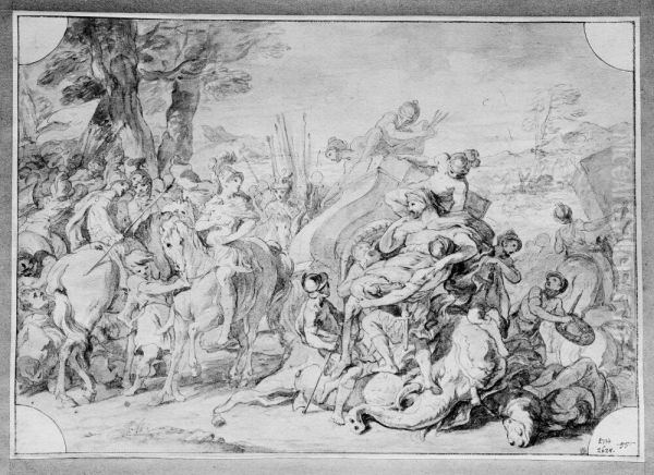 Porus qonqured by Alexander - view 1