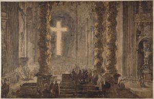 Gustav III attending Easter Mass in St Peters Cathedral Gustav III attending Easter Mass in St Peters Cathedral