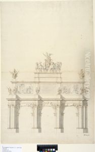 Triumphal arch by Nicodemus Tessin the Younger