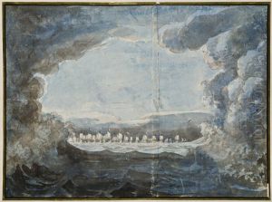 Design for Scenery of "Dido and Aeneas"