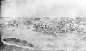 Sarpsfossen by Johan August Anckarsvard