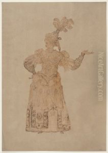 Woman in a Sumptuous Dress Woman in a Sumptuous Dress