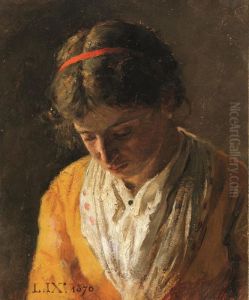 Portrait of a young woman Portrait of a young woman