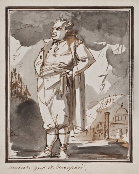 Carl August Ehrensvard i helfigur - view 1
